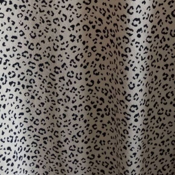 Gaze Bodysuit Women Small Tan Black Animal Print Long Sleeve - Picture 4 of 11